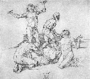 Albrecht Durer Five Male Nudes painting